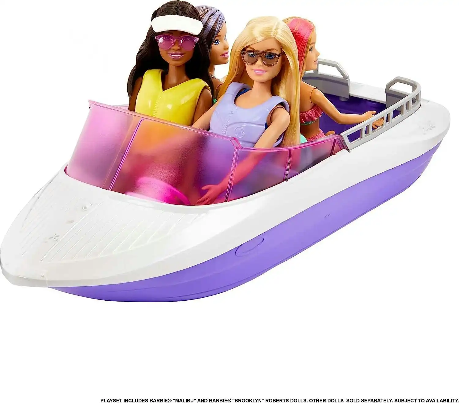 Barbie Mermaid Power Dolls & Boat Playset