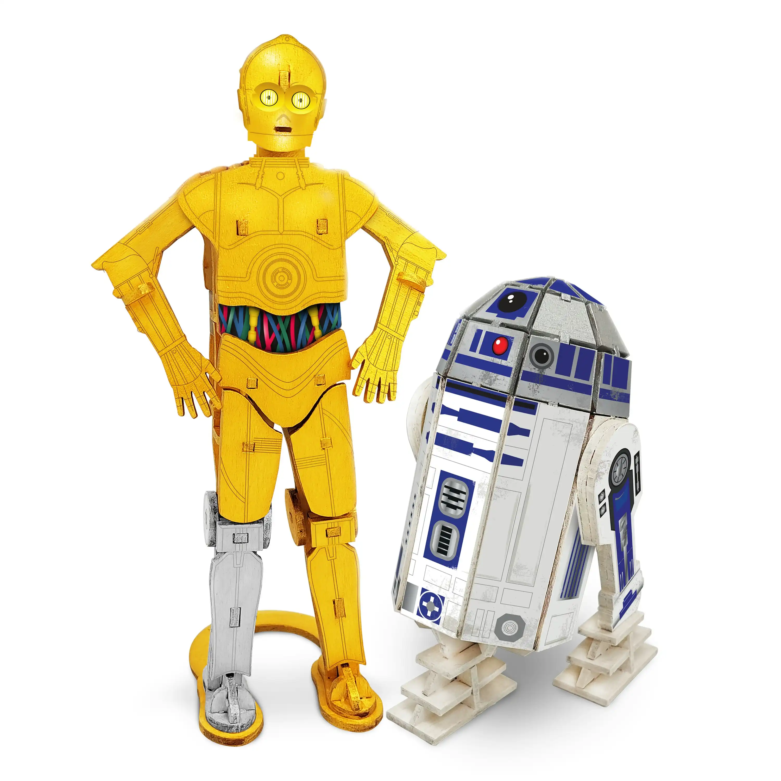 Wood Workx Star Wars Twin Pack - RDD2/ C3PO