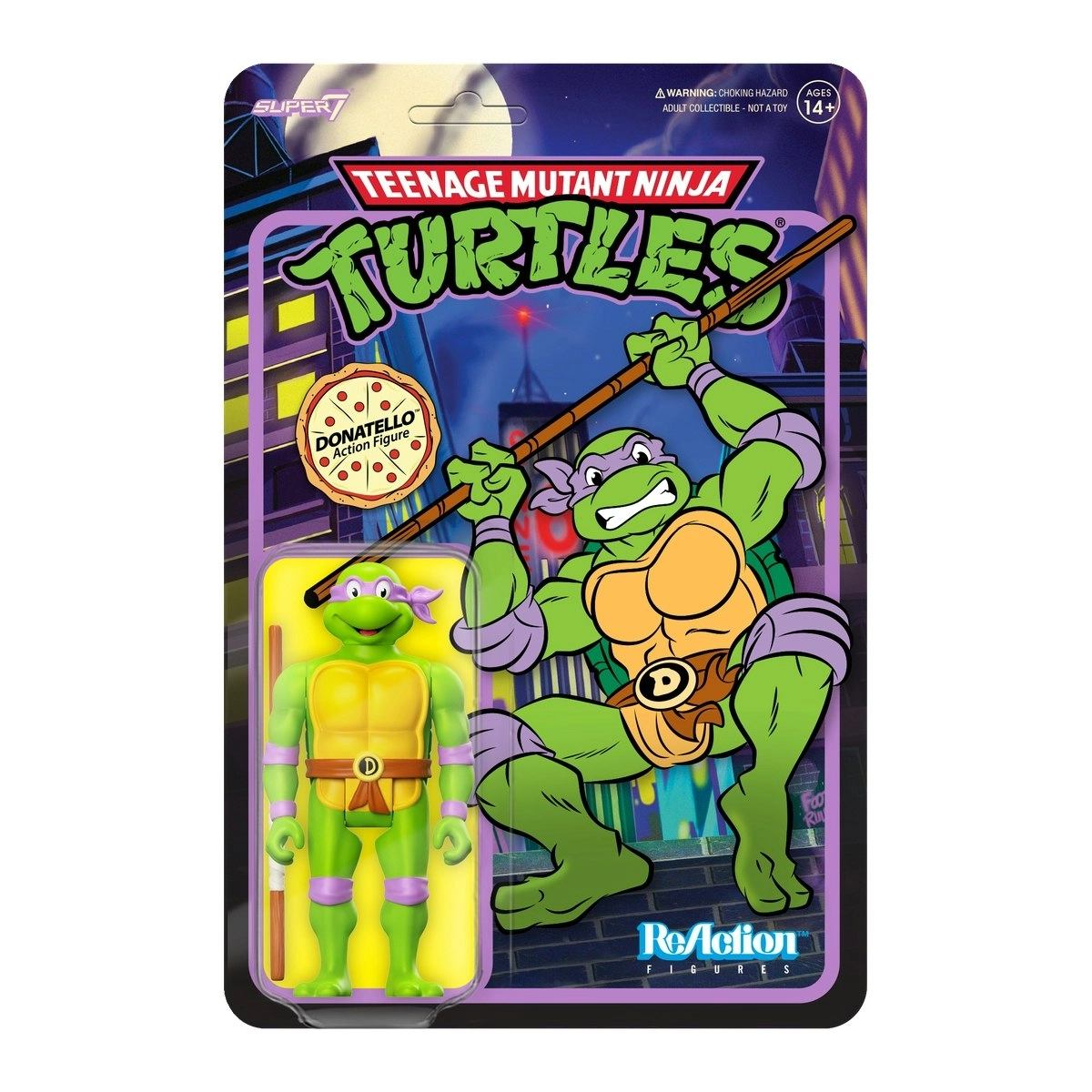 Teenage Mutant Ninja Turtles ReAction Wave 7 Donatello (Cartoon)