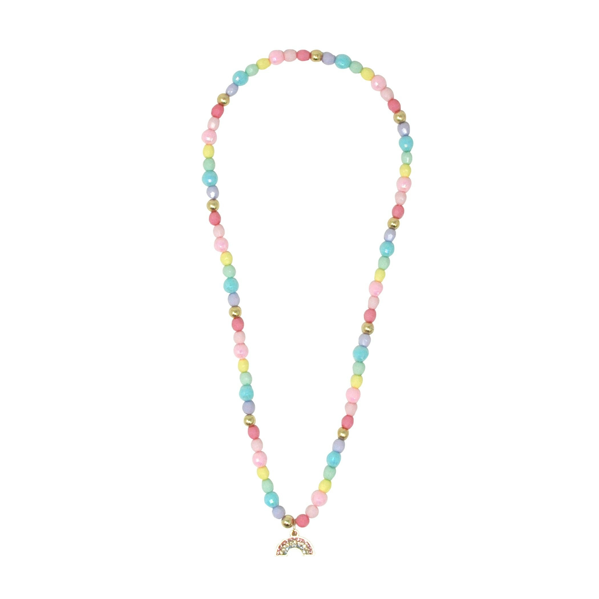 Smile Be Happy Rainbow Necklace