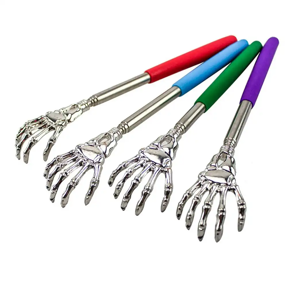 4 Pack Extendable Back Scratcher Stainless Steel Telescoping Back Scratcher