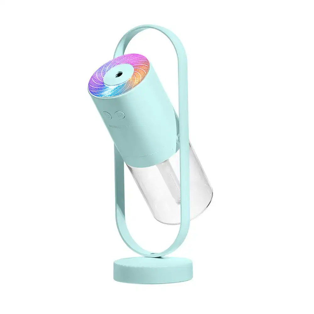 360°Rotating Portable mini Air Humidifier with Colourful Lights