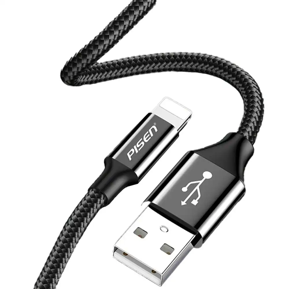 Premium Nylon Fast Charging Lightning Cable for iPhone and iPad