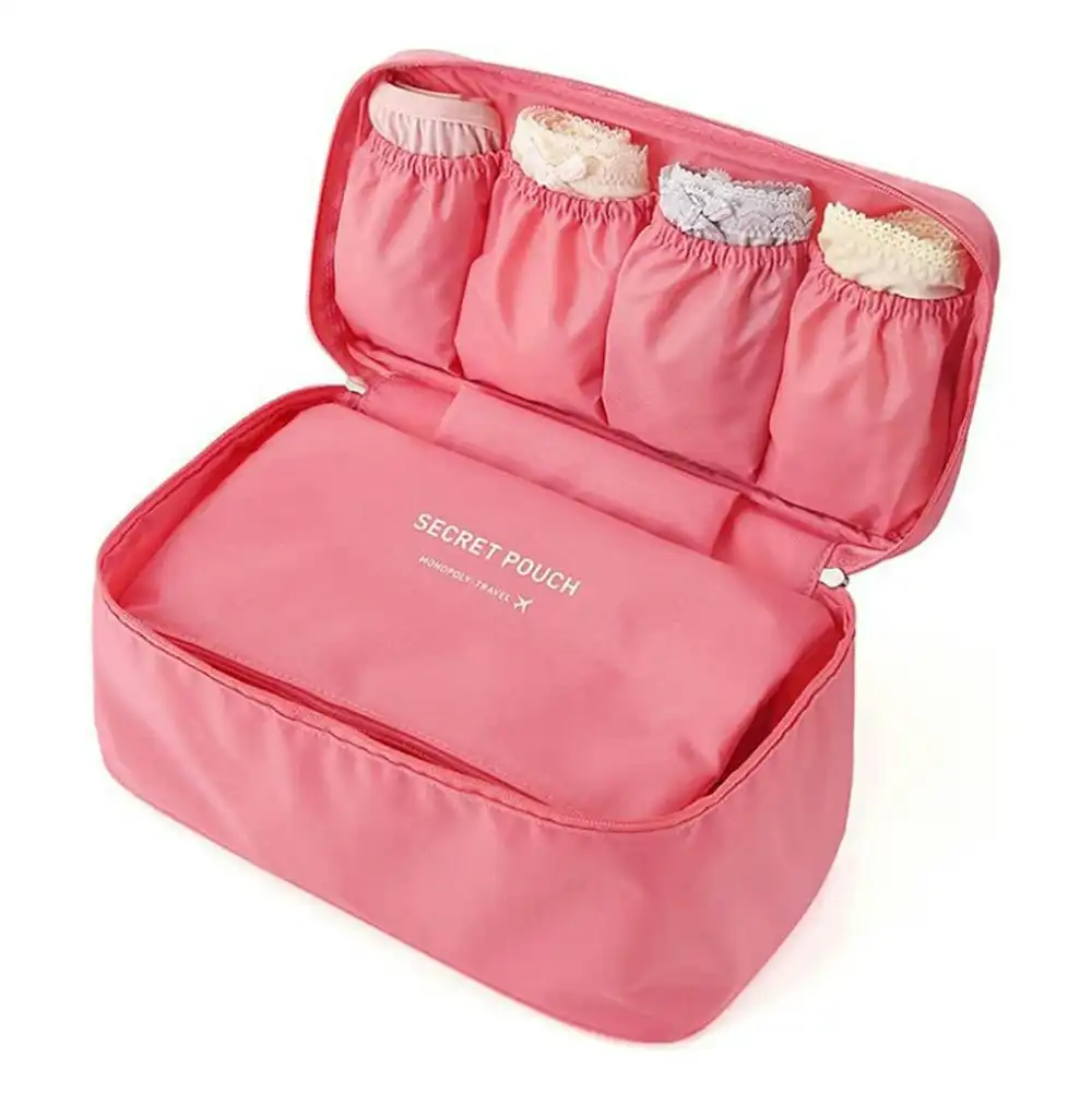 Multi-Functional Socks Underwear Bra Organizer Case Travel Cosmetic Toiletry Bag