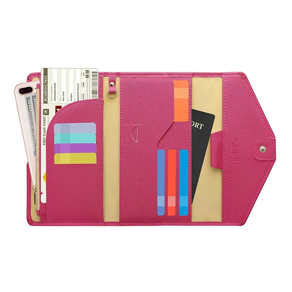 RFID Multifunctional Document Bag Travel Passport Holder