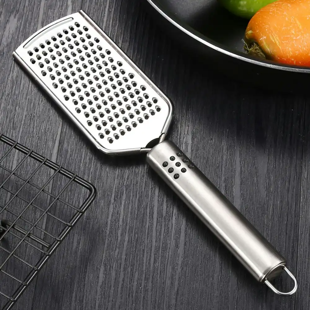 2Pcs Kitchen Cheese Grater Stainless Steel Radish Grater Lemon Zester Grater