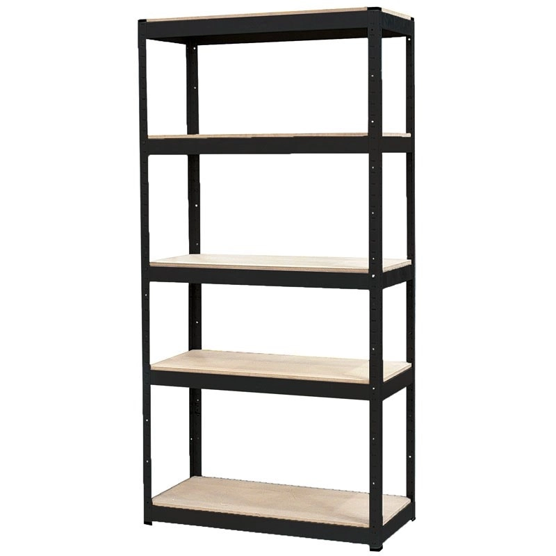 Black Slot-N-Lock 5 Shelf Unit 1800 x 1200 x 450mm