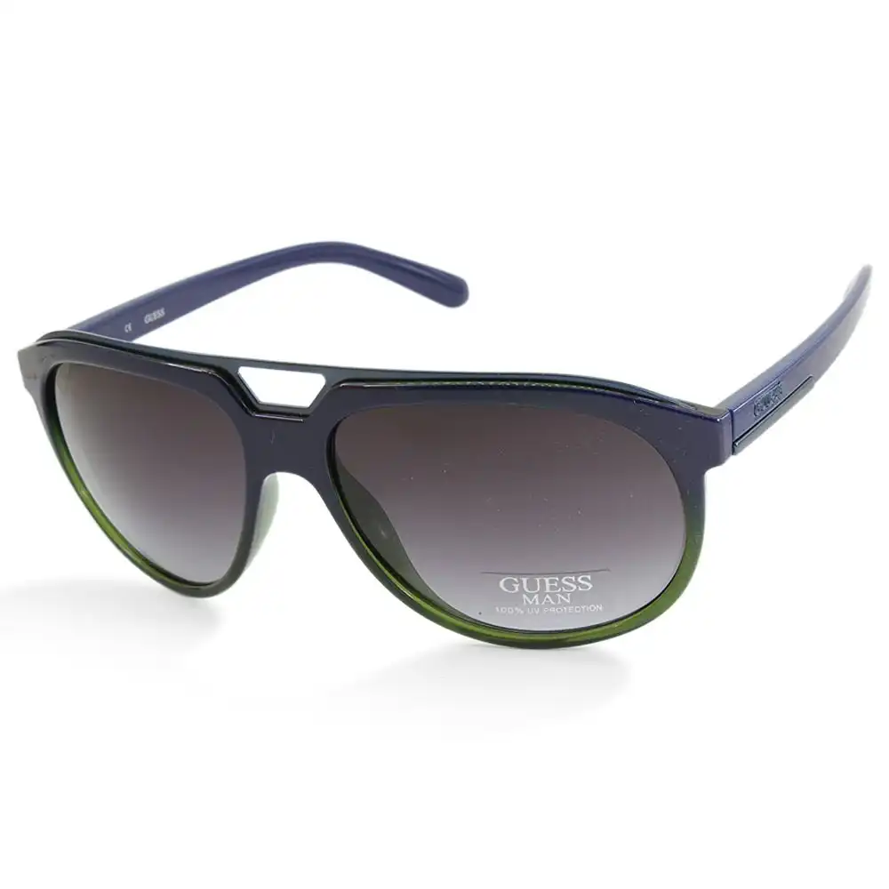 Guess GU6778 BLGR 35 Purple on Green/Grey Gradient Men's Sunglasses