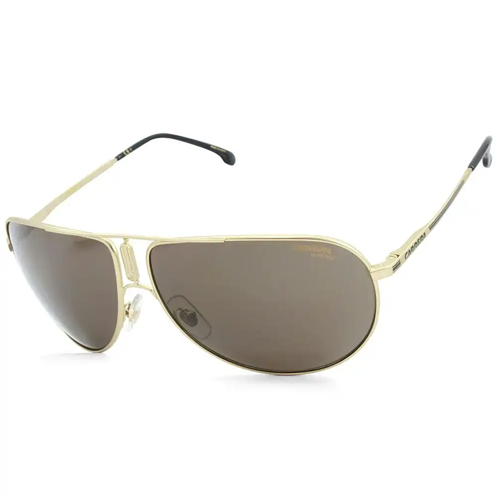 Carrera Gipsy 65 Matte Gold/Brown Unisex Designer Pilot Sunglasses AOZ-70