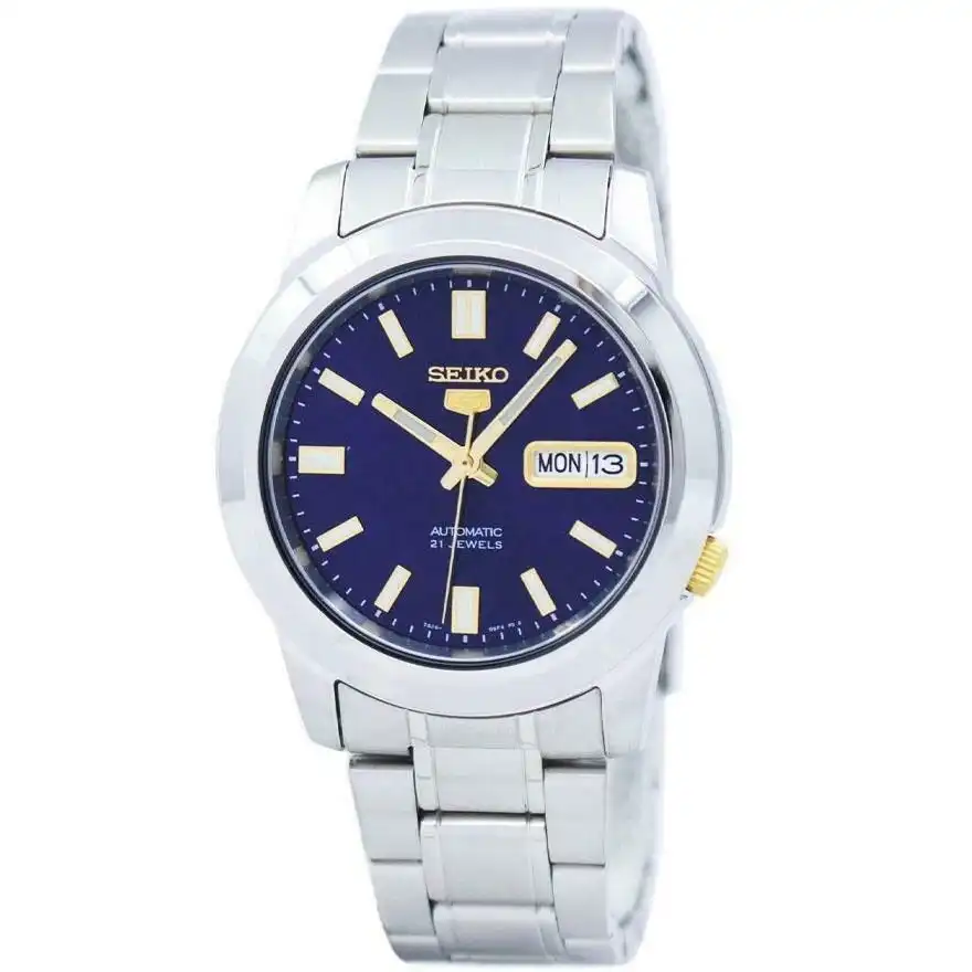 Seiko 5 SNKK11K1 Dark Blue Dial Stainless Steel Men's Automatic Analog Watch