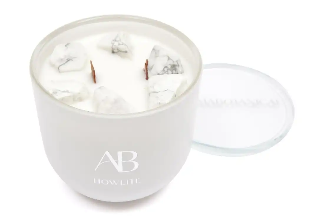 Aromabotanical Crystal Candle 340g - Howlite