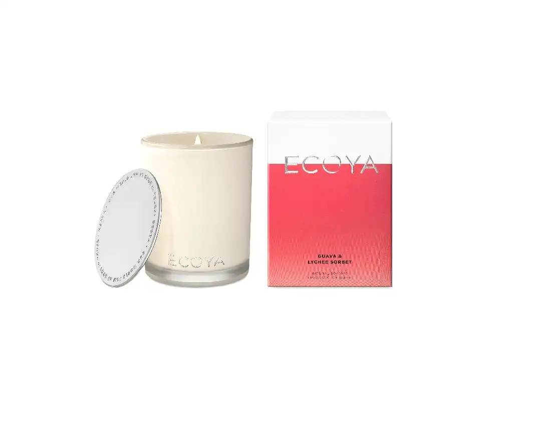 Ecoya Madison Jar 400g - Guava & Lychee