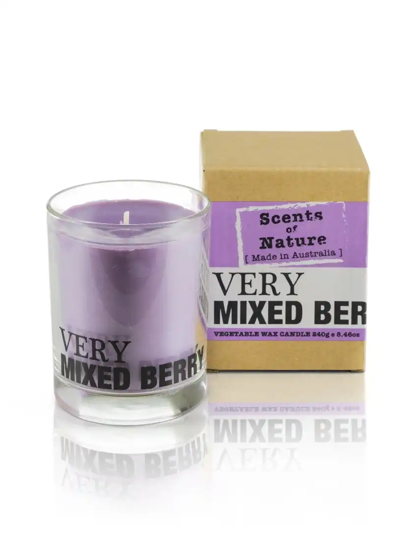 Tilley Scents Of Nature - Soy Candle 240g - Very Mixed Berry