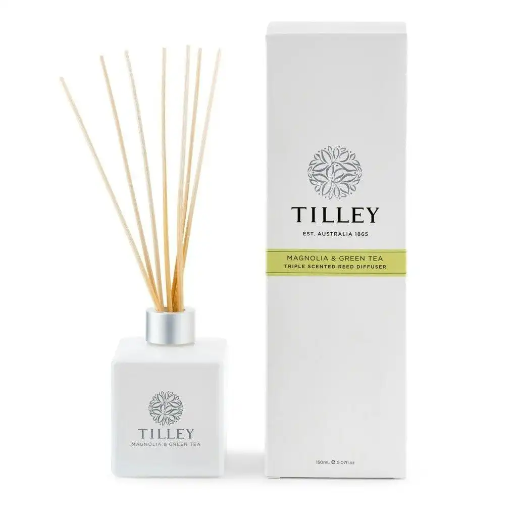 Tilley Classic White - Reed Diffuser 150 Ml - Magnolia & Green Tea