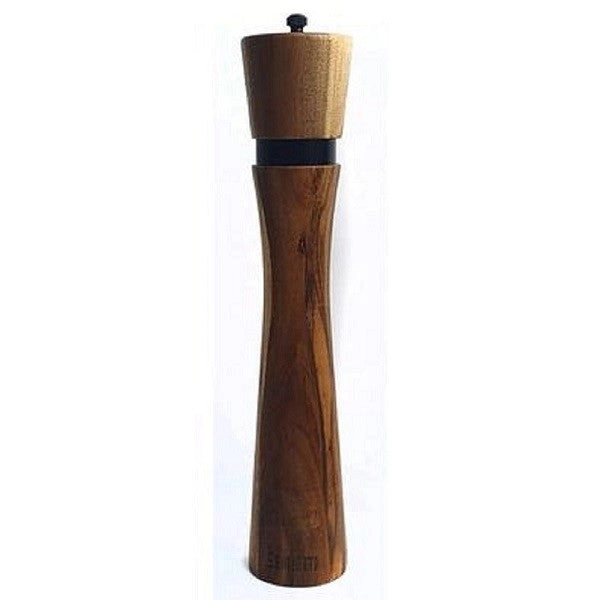 St. Clare Acacia & Black Steel Salt & Pepper Grinder - 20cm