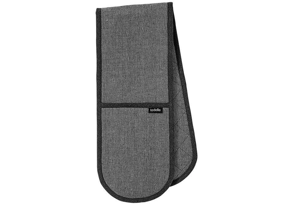 Ladelle Eco Recycled Charcoal Double Oven Mitt