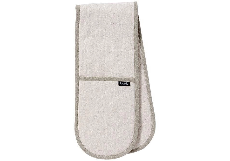 Ladelle Eco Recycled Natural Double Oven Mitt