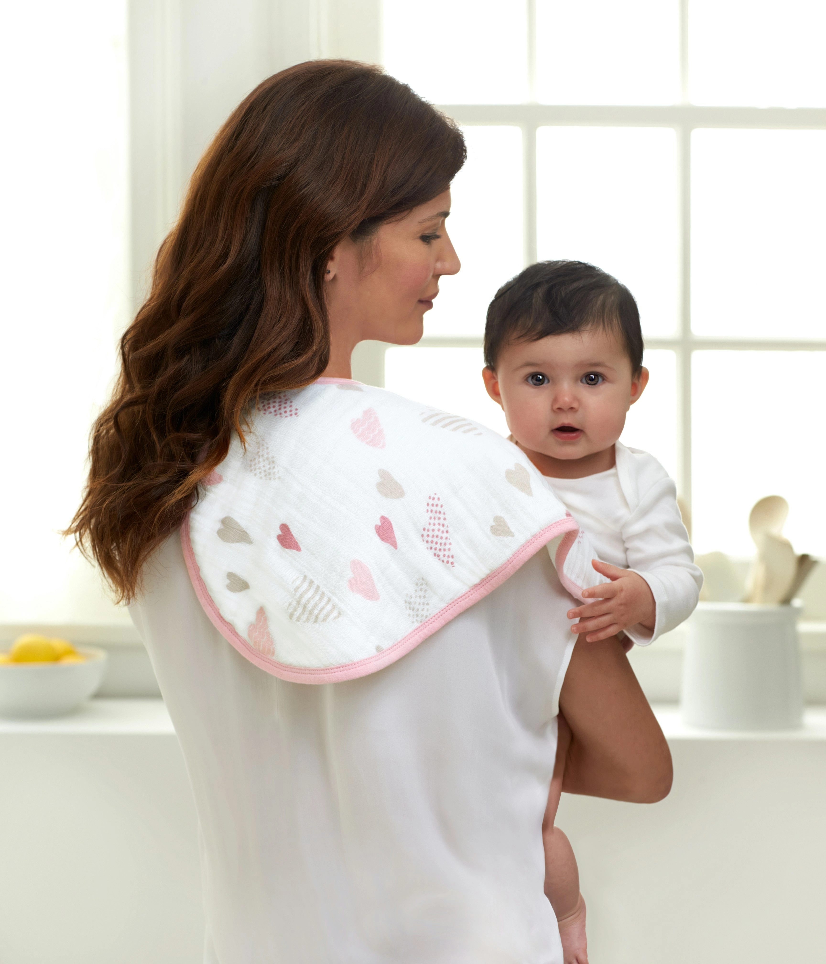 Aden Anais Heart Breaker 2-Pack Classic Burpy Bibs