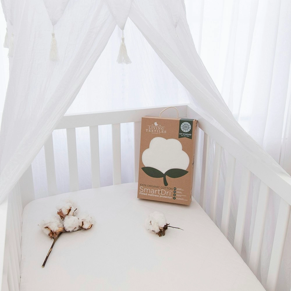 Organic Smart-Dri Waterproof Mattress Protector Cot Standard