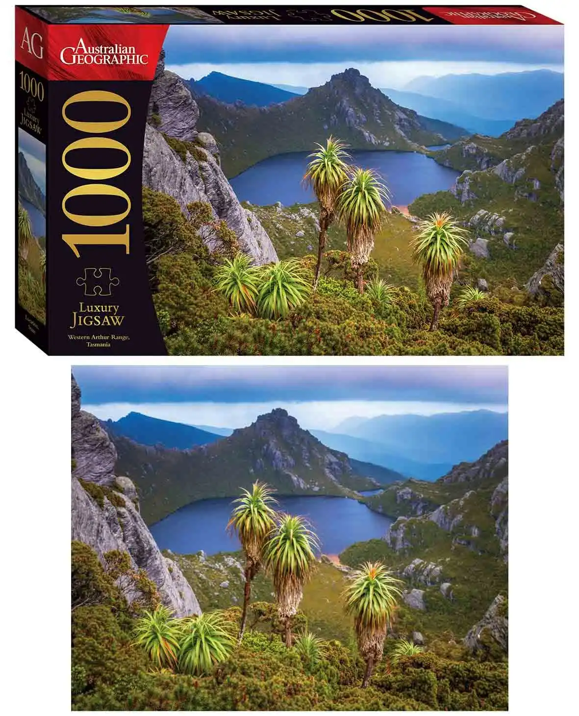 1000-Piece Australian Geographic Jigsaw Puzzle, Lake Oberon