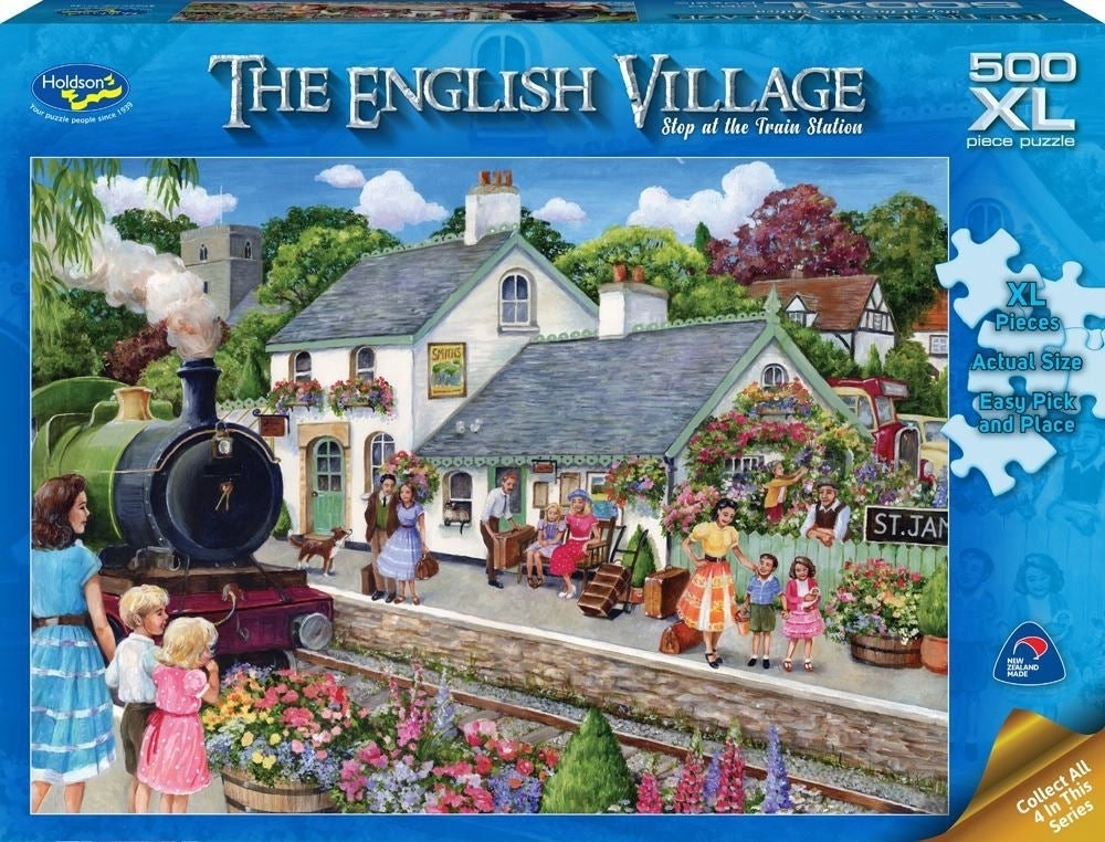 Holdson Puzzle English Village Series 2 (At The Train Station) - 500PC XL