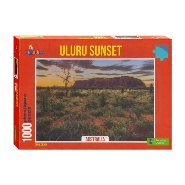 Funbox 1000pc Jigsaw Puzzle, Uluru Sunset