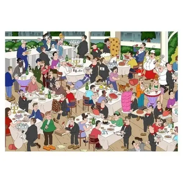 1000-Piece Jigsaw Puzzle, Fine Dining