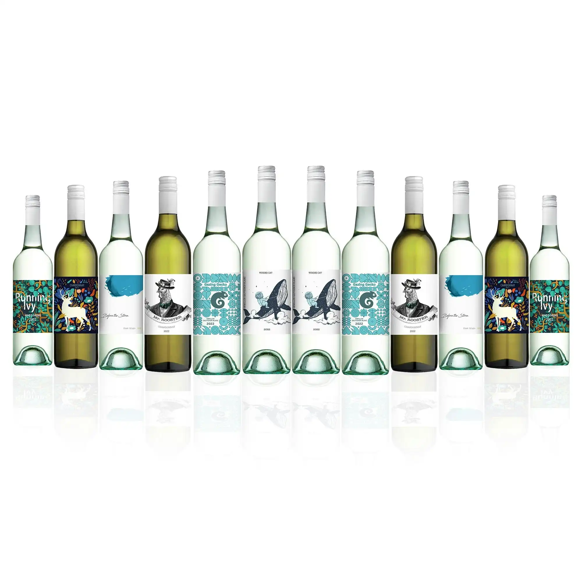 Mixed Aussie White Wine Dozen (12 bottles)