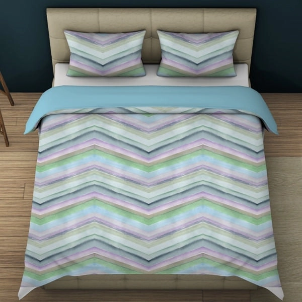 Novus Digital Print Quilt Cover Set, Chevron