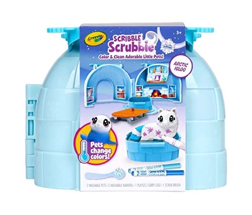 Scribble Scrubbie Pets Artic Igloo