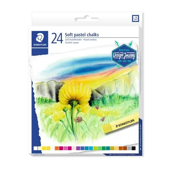 Staedtler Soft Pastel Chalk Box of 24- Assorted