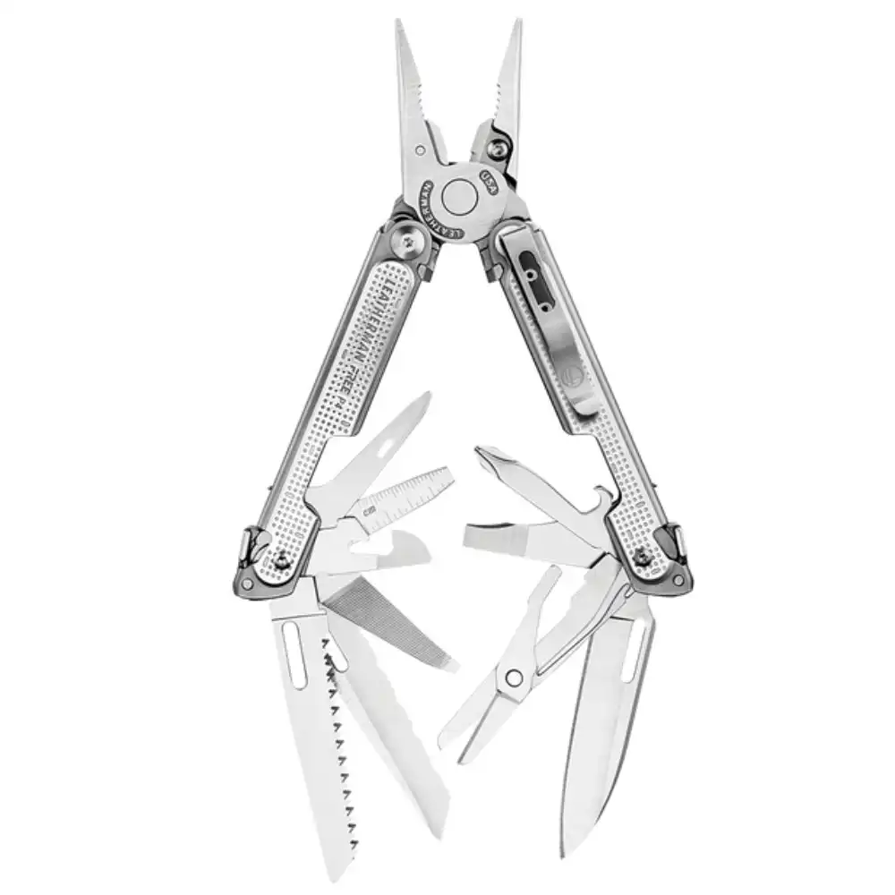 New Leatherman Free P4 Multi Tool & Nylon Sheath | 21 Tools