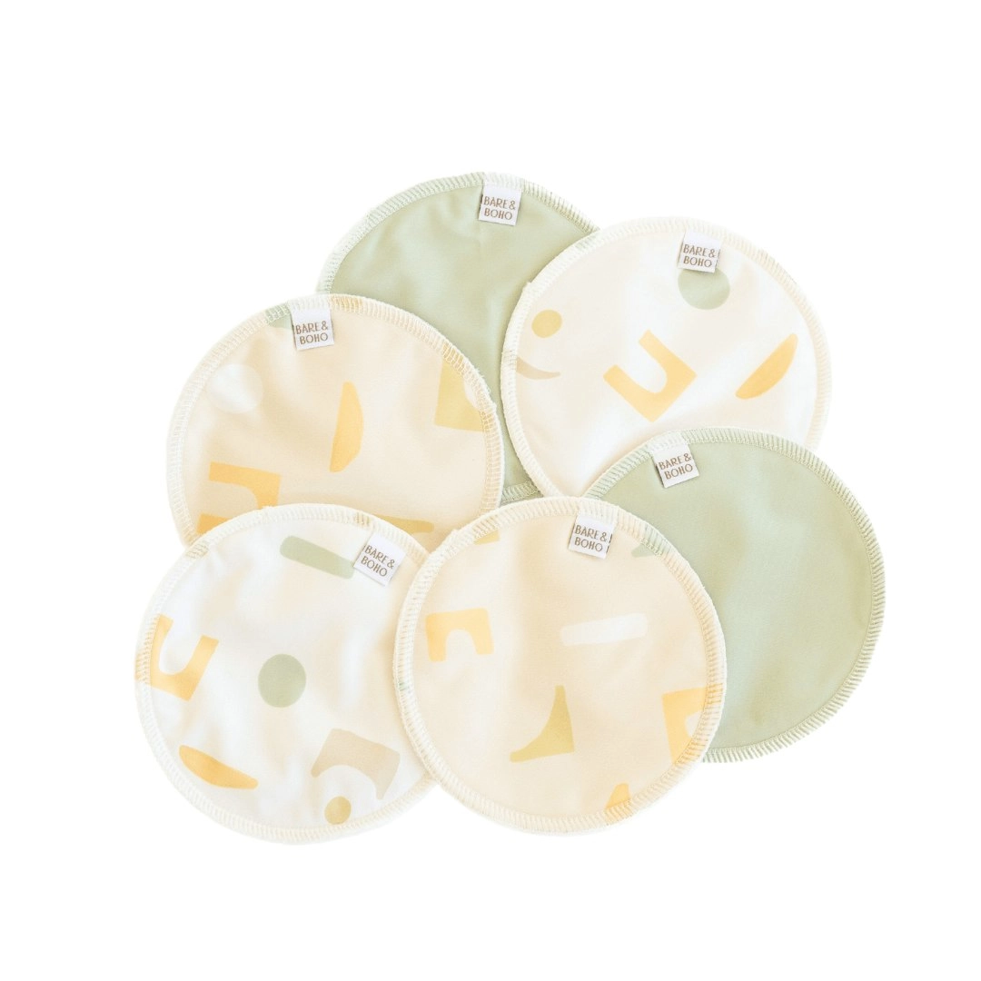 Bare and Boho Reusable Nursing Pads  So Sage 3 Pack