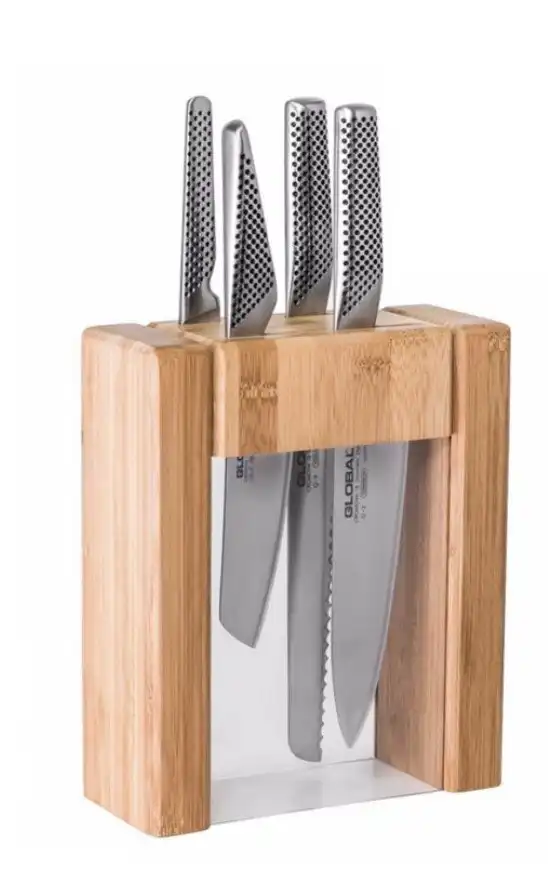 Global 79629 IKASU V 5 piece Knife Block Set