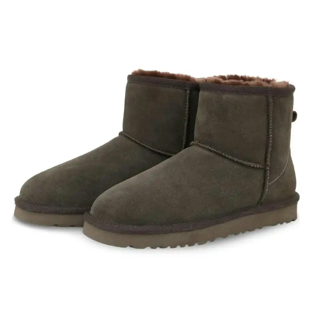 UGG Woolcomfort Classic Mini Boots Premium Australian Sheepskin Chocolate