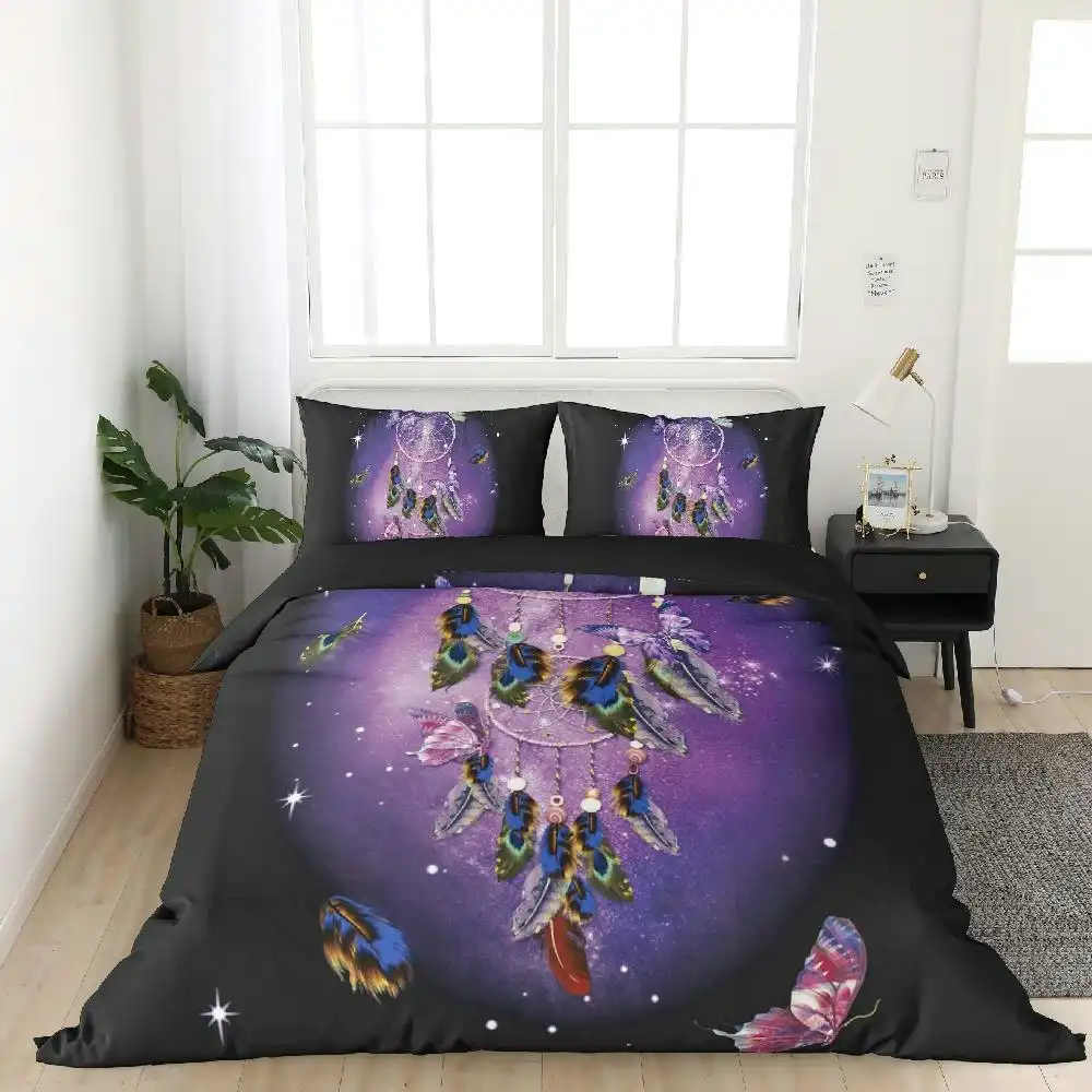 FANTASY BUTTERFLY Quilt Doona Duvet Cover Set