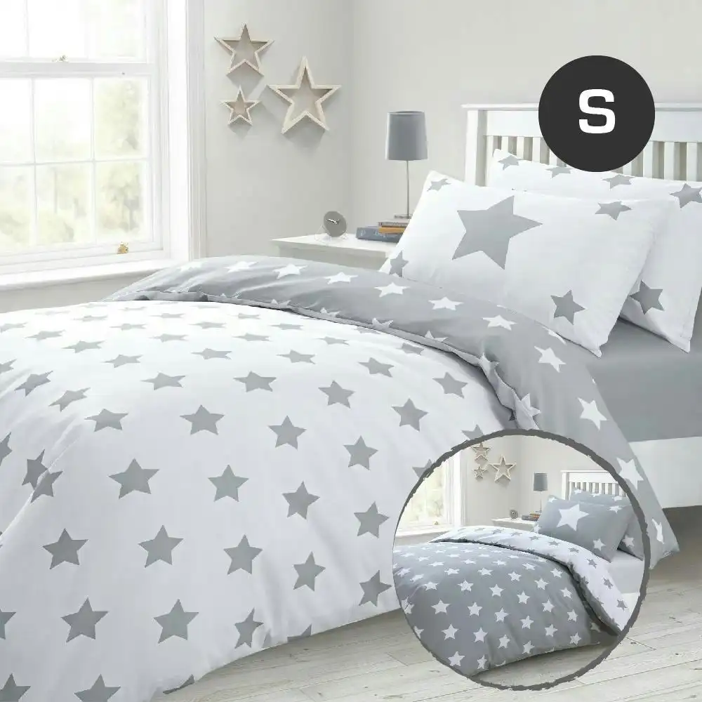 Grizzle Stars Quilt Doona Duvet Cover Set