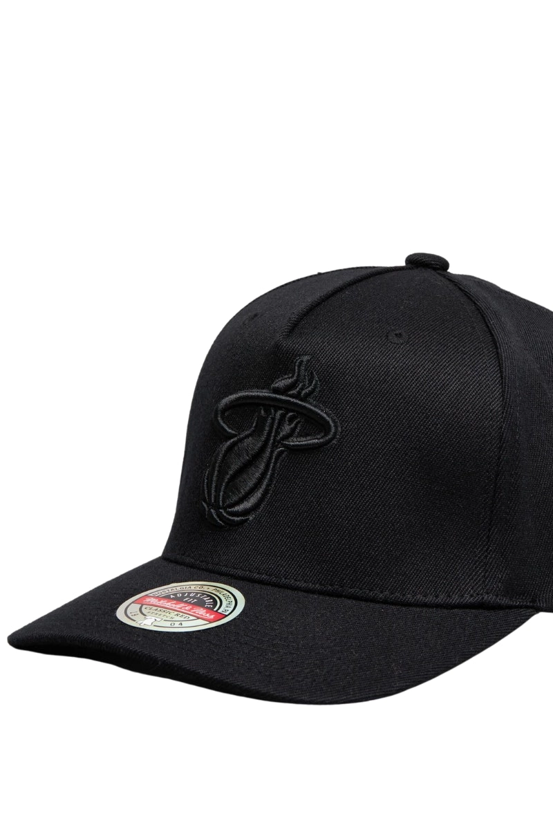 Mitchell & Ness | Mens Nba Miami Heat Cap (Black/Black)