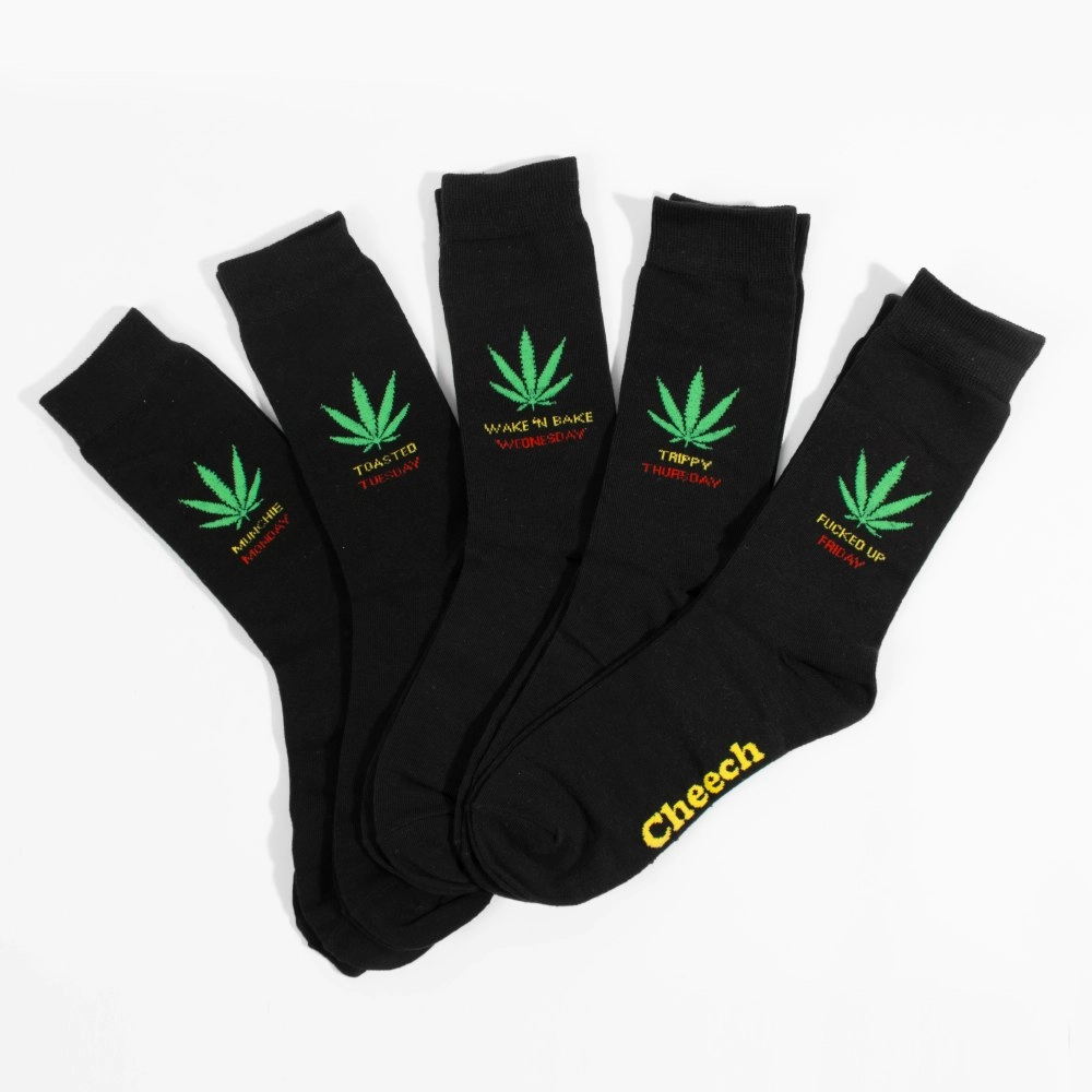 Cheech & Chong Daily High Socks 5 Pack