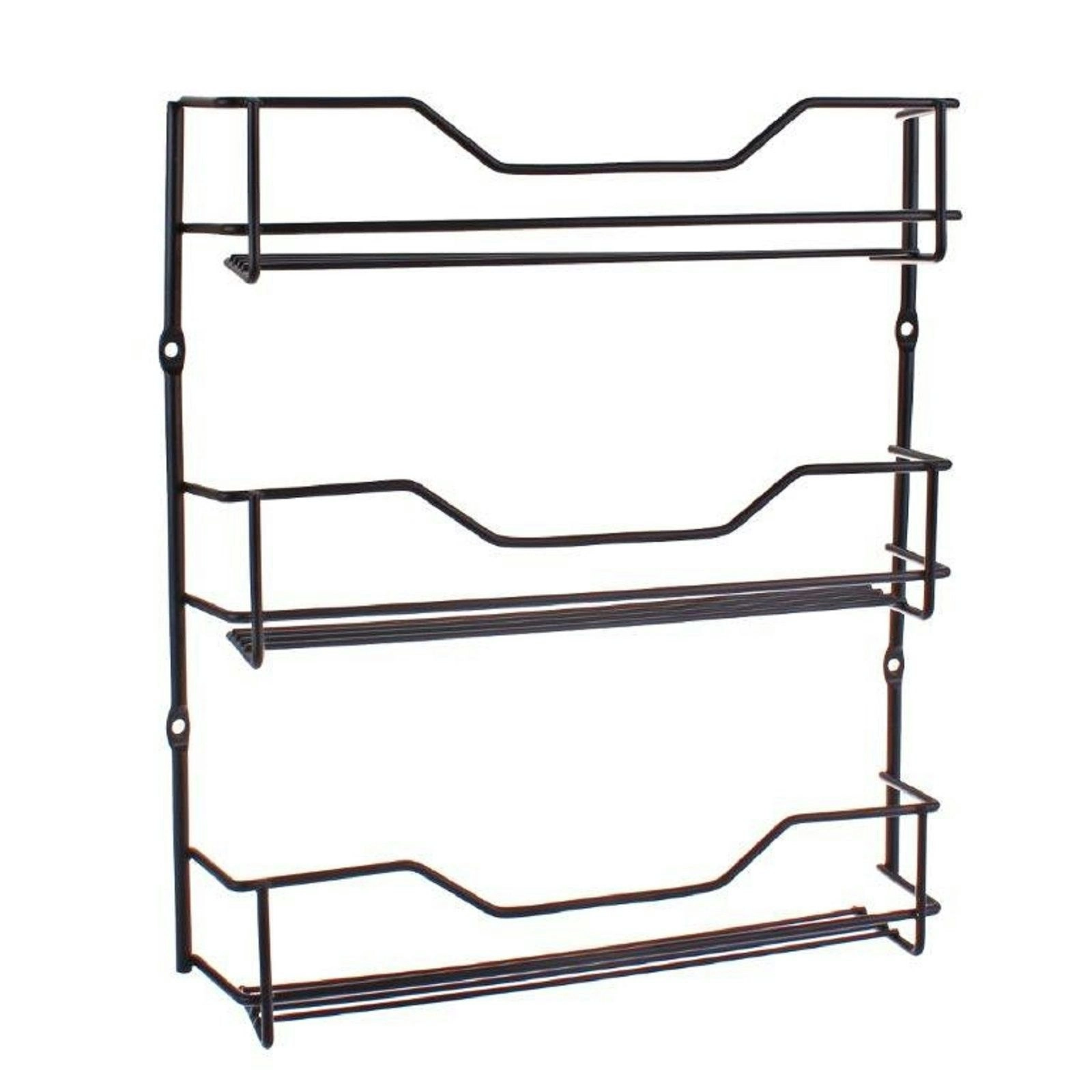 Entree 3 Tier Spice Rack   Black