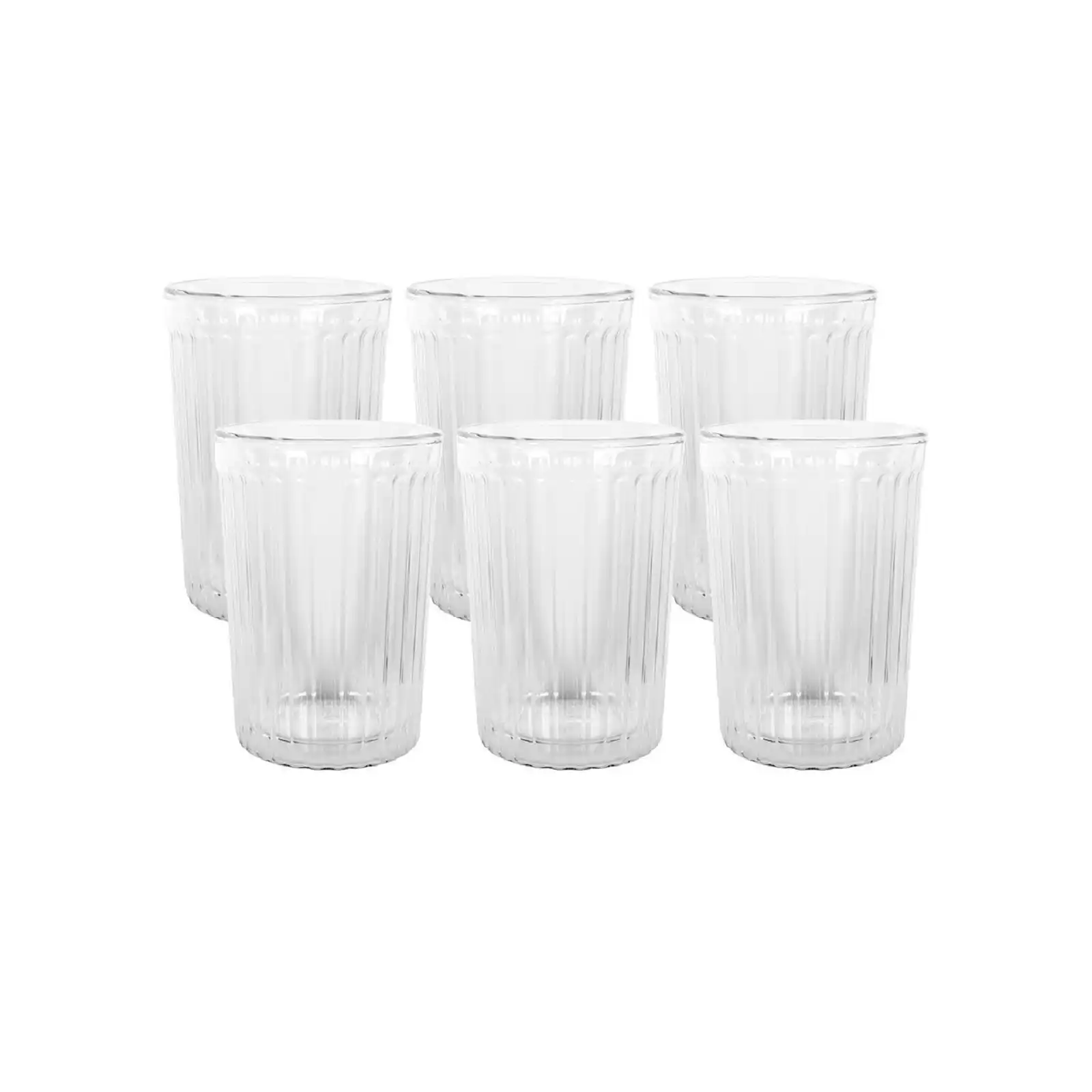 Avanti RIGATO DOUBLE WALL GLASSES SET OF 6 - 250ml