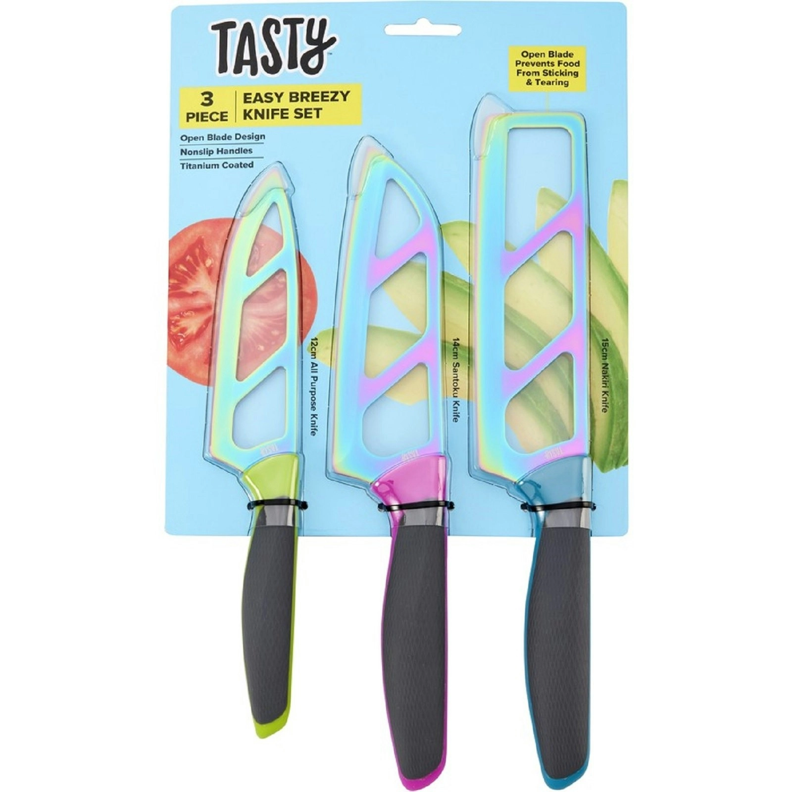 Tasty Easy Breezy 3 Piece Knife Set