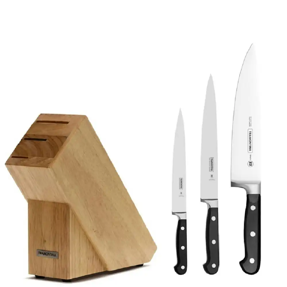 Tramontina Brasilia 4 Piece Knife Block Set