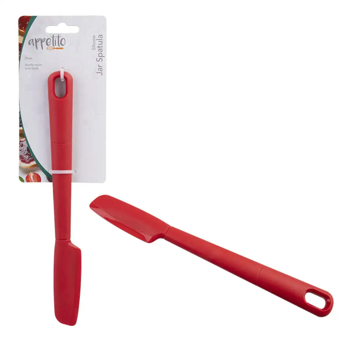 Appetito SILICONE JAR SPATULA 25cm