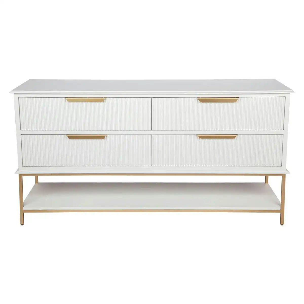 Aimee 4 Drawer Chest - White