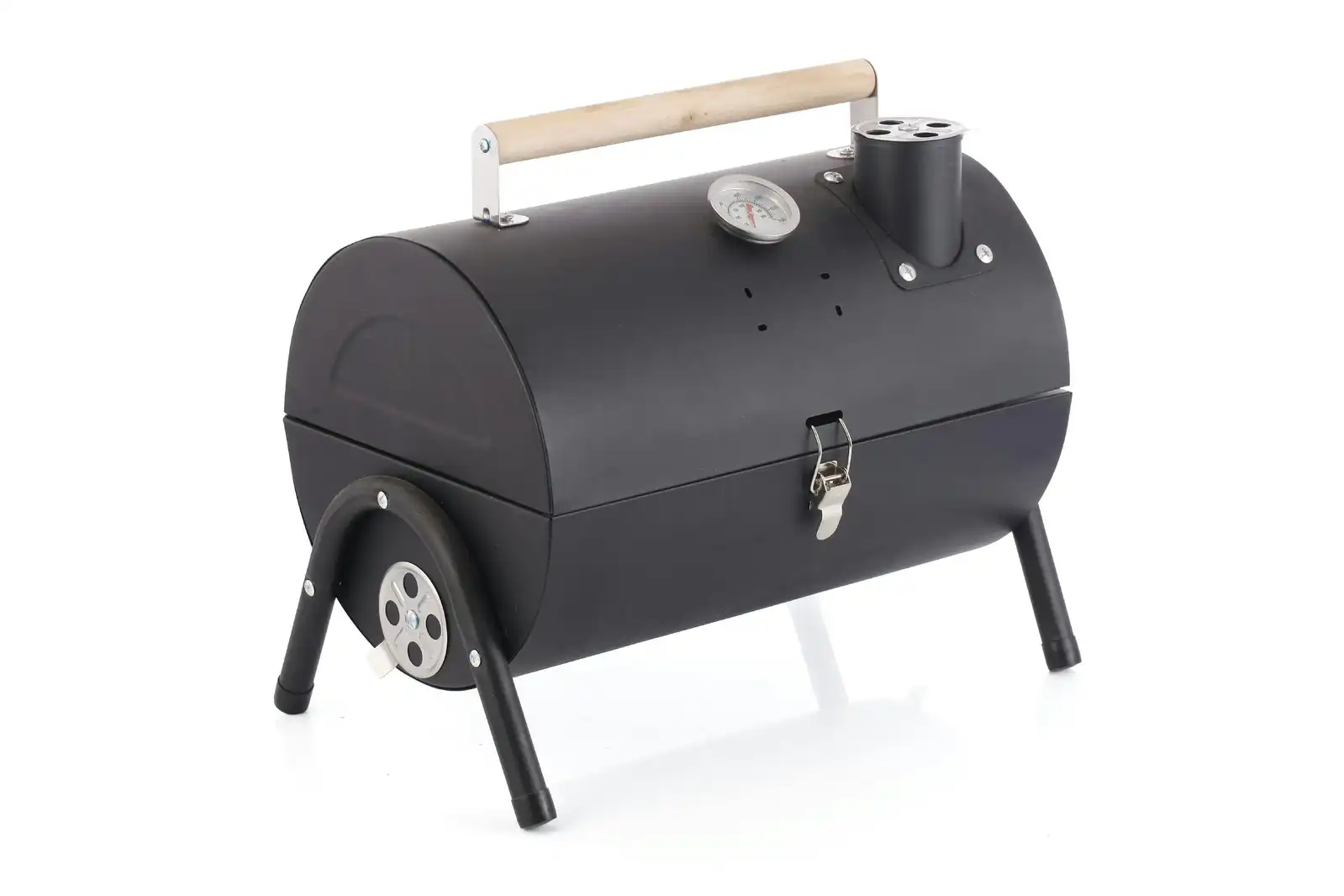 Charcoal Grill with Chimney and Temperature Gauge