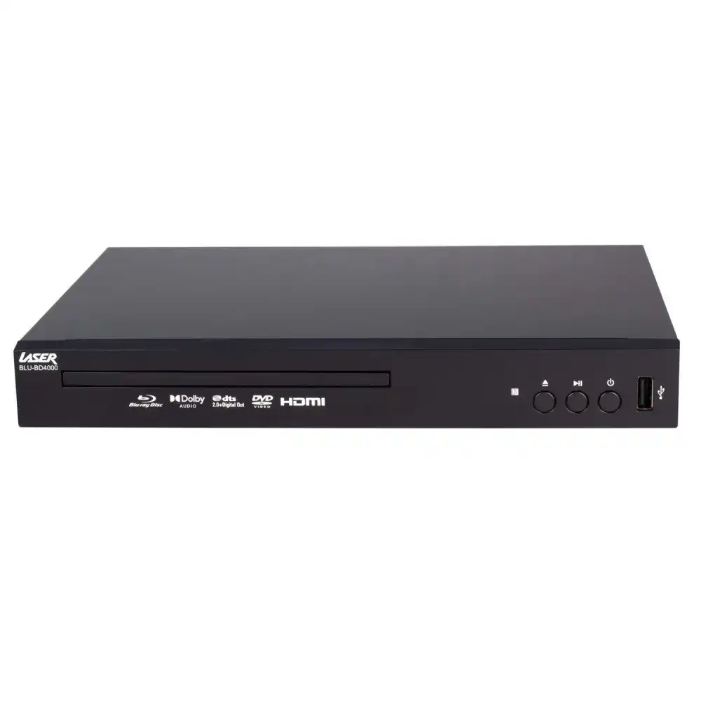 Laser HDMI 7.1 Surround Multi-Region Blu-Ray Player with USB Playback