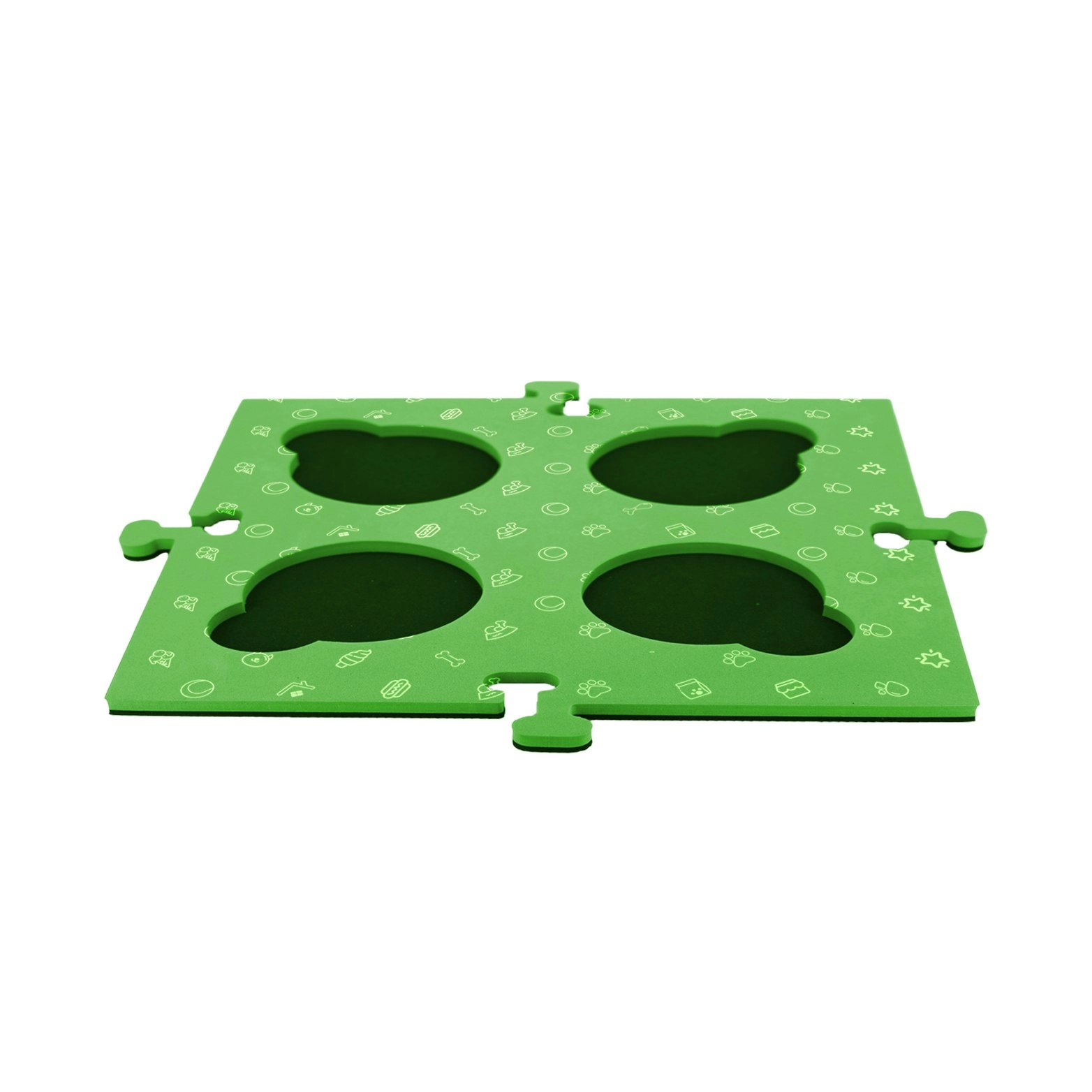 Tech4Pets Green 2-Pack Talking Button Mat - Floor Protection