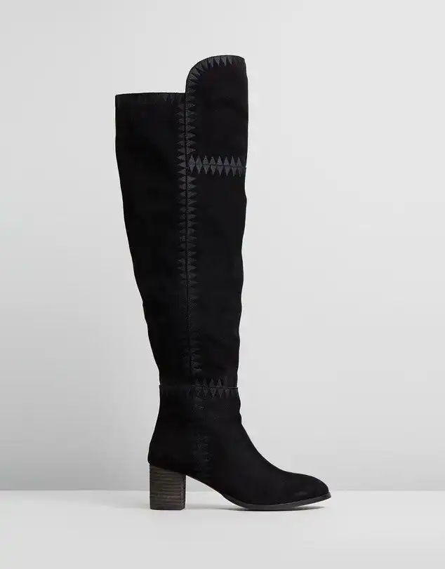 Marlee Knee High Boot Black