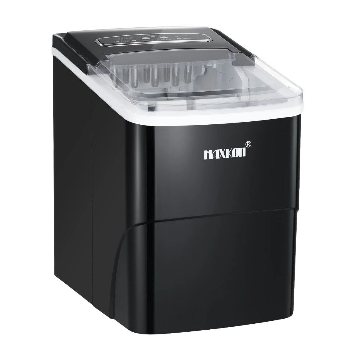 Maxkon  Ice Maker Ice Cube Machine 12KG Ice Capacity Black